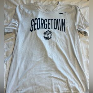 Nike Dry-Fit Georgetown University T-Shirt in White